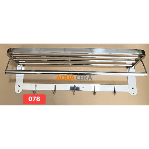 MÁNG KHĂN INOX GẬP 2 TẦNG - 078