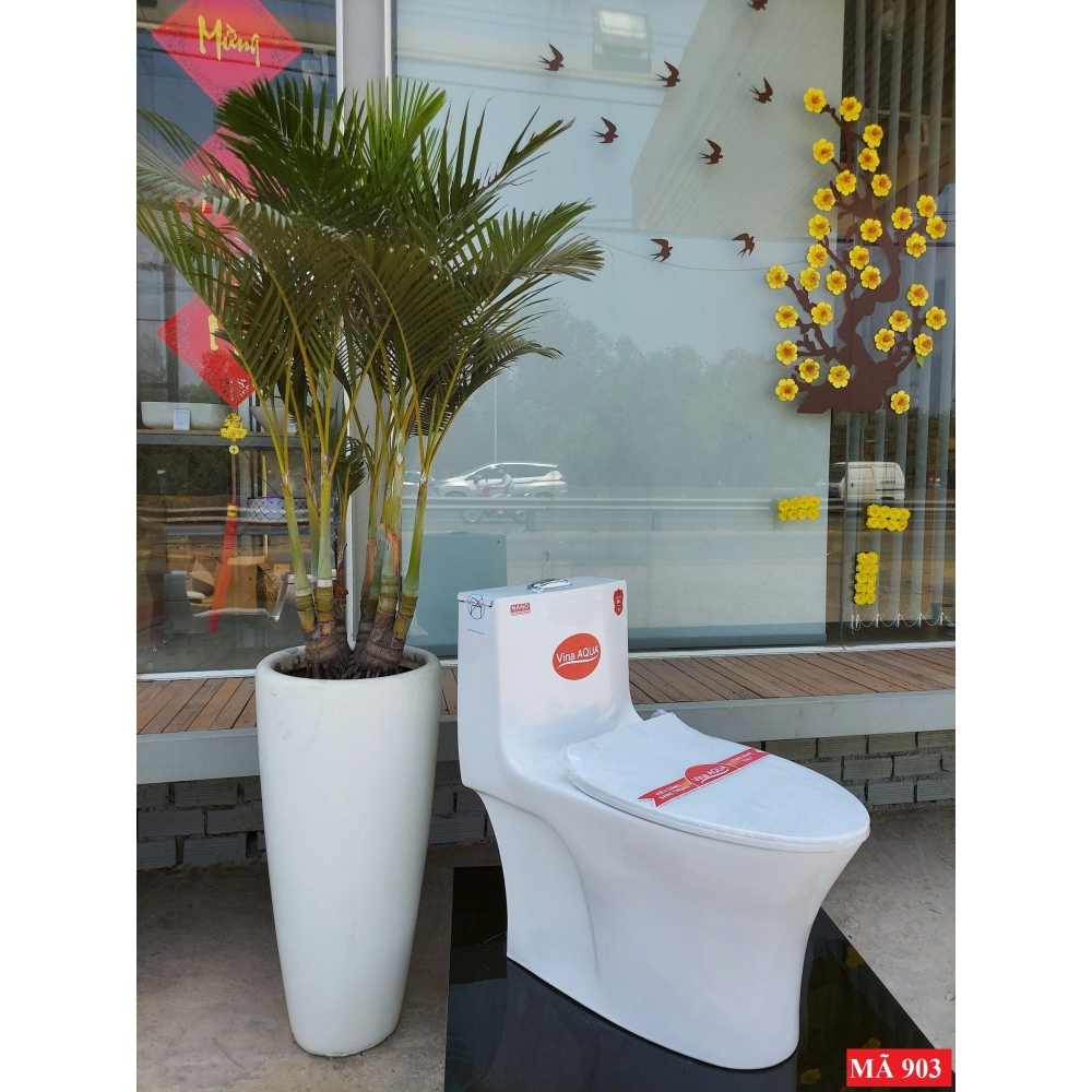 BỒN CẦU LIỀN KHỐI AQUA CERA CAO CẤP - 903
