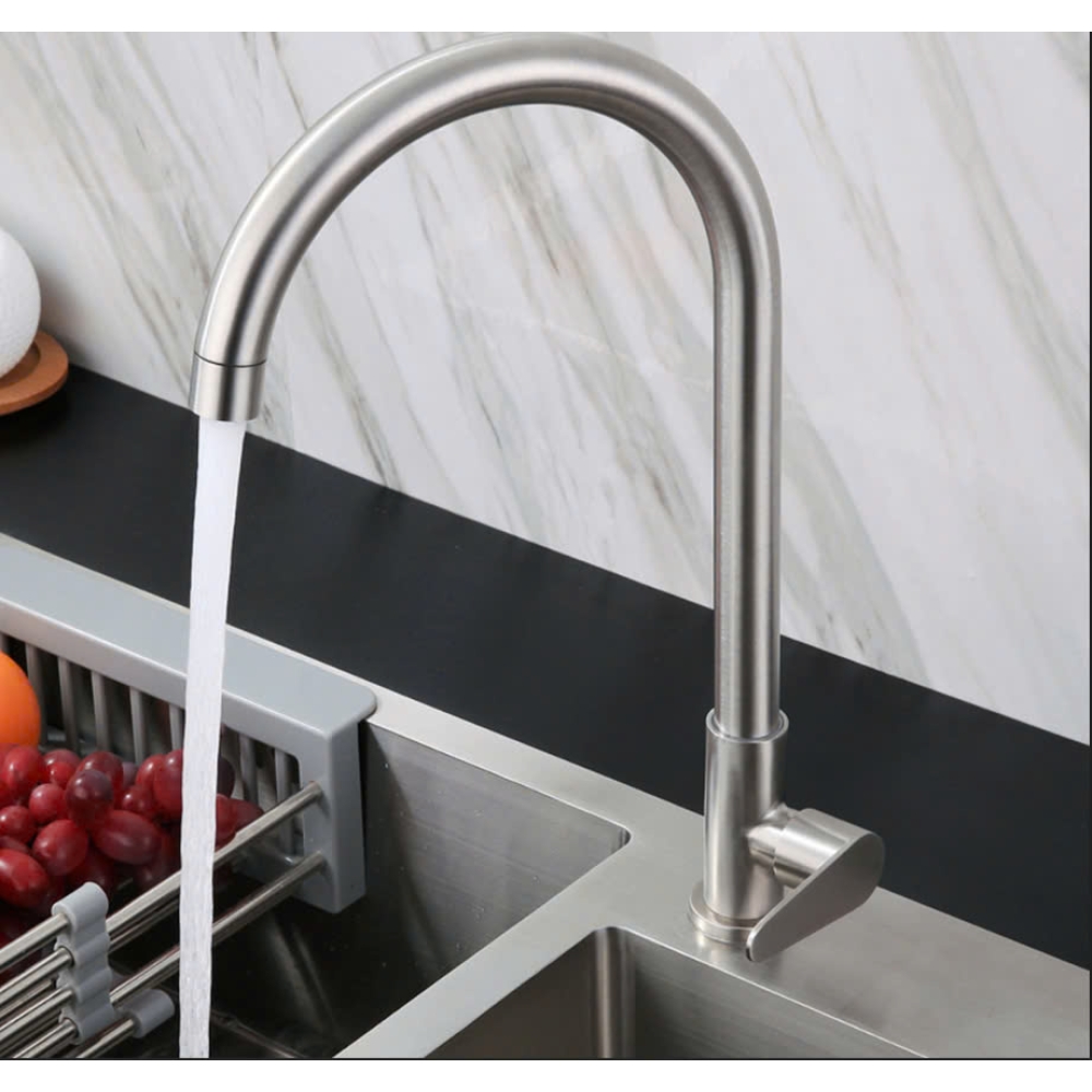 CHẬU RỬA CHÉN 2 HỘC INOX 304 DẬP CÓ HỘC RÁC 120 x 50 cm